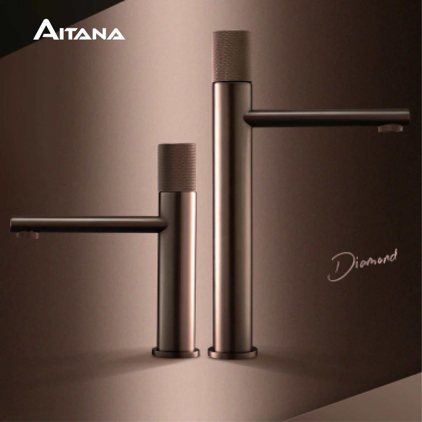 Black Brass Bathroom Faucet – Modern Round Single Handle Sink Tap for Hot & Cold Water