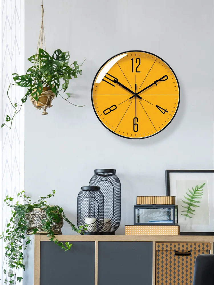 2025 New 12 inch Wall Clock For Living Room Home Mute Creative Quartz Clock Bedroom Home Decoration reloj de pared creativo