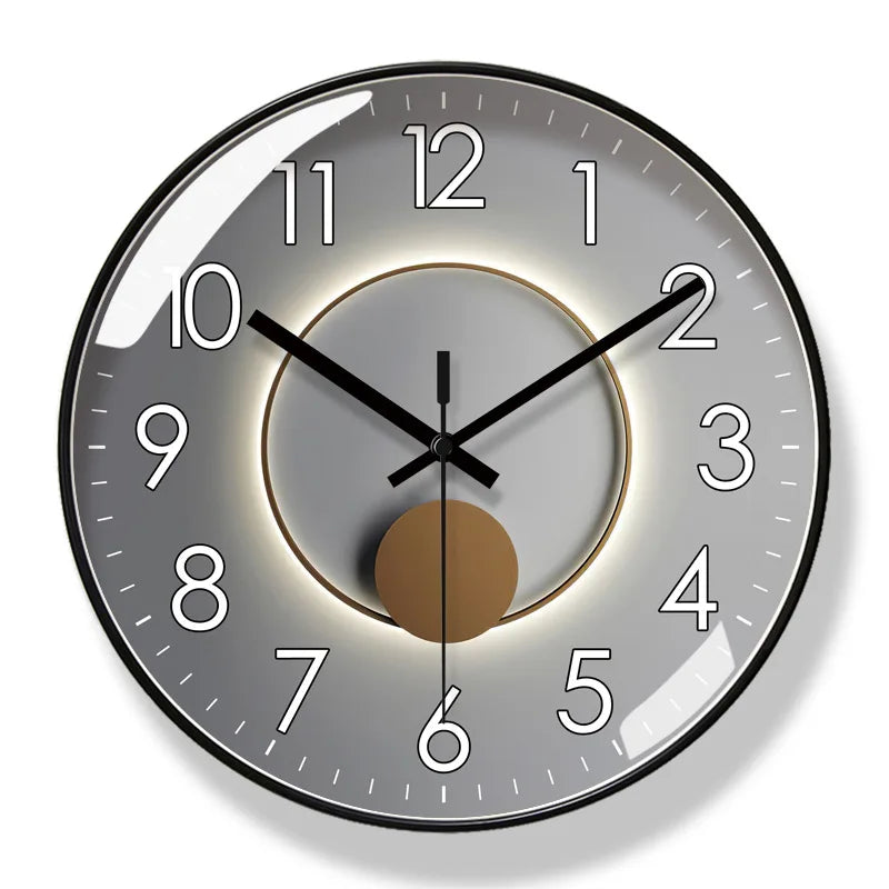 2025 New 12 inch Wall Clock For Living Room Home Mute Creative Quartz Clock Bedroom Home Decoration reloj de pared creativo