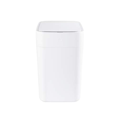TOWNEW T1S 4.1 Gallon Automatic Self-Sealing and Self-Changing, Motion Sense Activated Trash Can, 2024 Upgrade Smart Garbage Can with Lid for Kitchen Bathroom Office, White