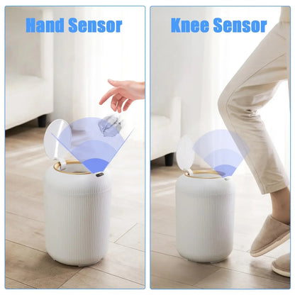 9.5L/10L Smart Sensor Trash Can – Automatic Lid Bin for Home & Office
