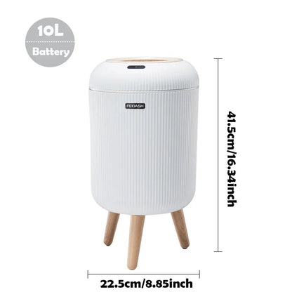 9.5L/10L Smart Sensor Trash Can – Automatic Lid Bin for Home & Office