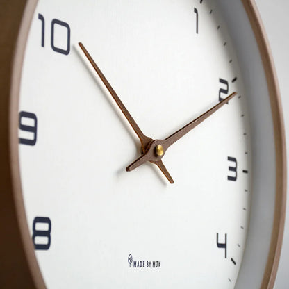 Nordic Minimalist Wooden Silent Wall Clock