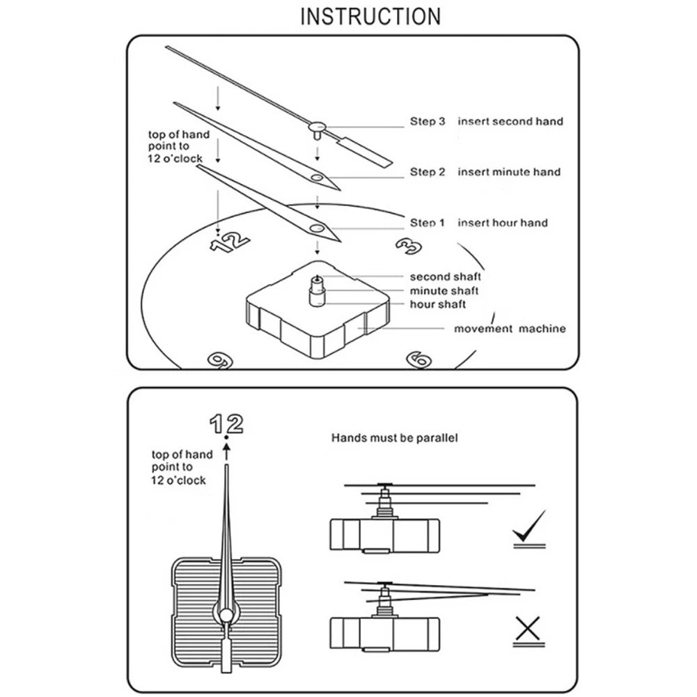 Vintage Roman Numerals Large Wall Clock – Silent 3D Metal Decor for Living Room, Modern Nordic Hanging Clock