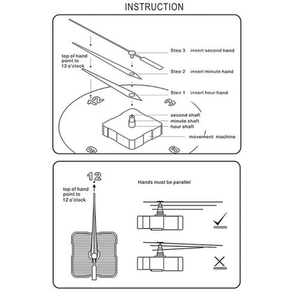 Vintage Roman Numerals Large Wall Clock – Silent 3D Metal Decor for Living Room, Modern Nordic Hanging Clock