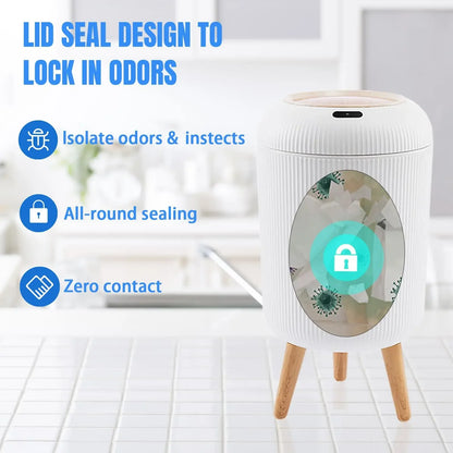 9.5L/10L Smart Sensor Trash Can – Automatic Lid Bin for Home & Office